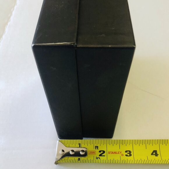 Gucci Belt Box Empty Black White Gift Storage Box 5 x 5 x 2.25 - Picture 3 of 12